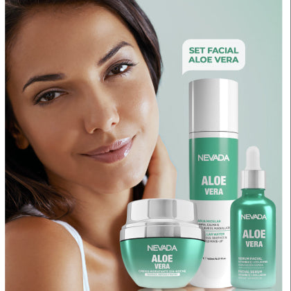 Aloe Vera Set 3 Pieces: Serum, Tonic Spray, Cream