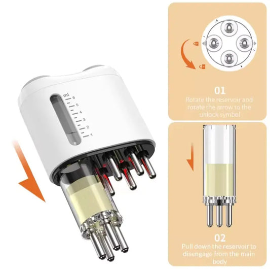 Electric Scalp massager & oil dispenser